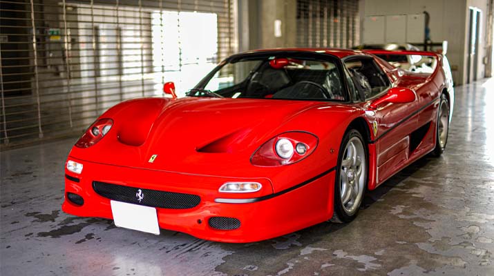 Ferrari - GC-635フェラーリF50/F-1限定版画サイン有額装済作家